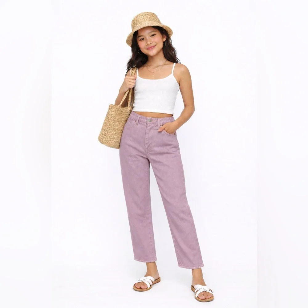 H&M Kids Lavender Straight Leg Pants